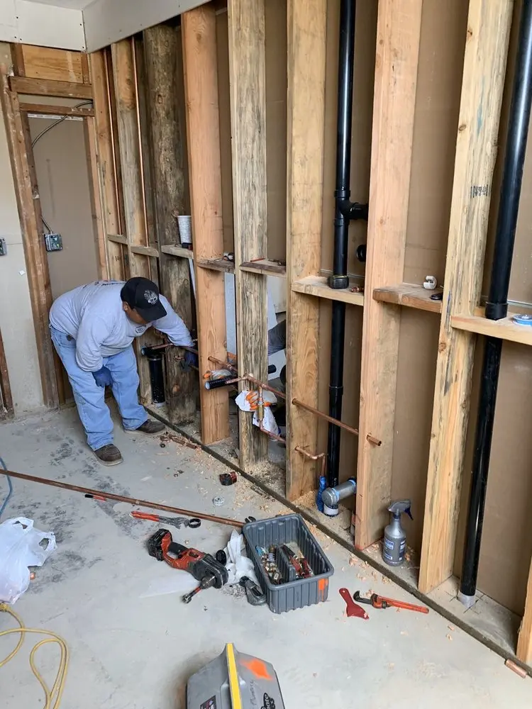 Commercial rough-in plumbing for Water Heater Replacement in West Laurel Hill